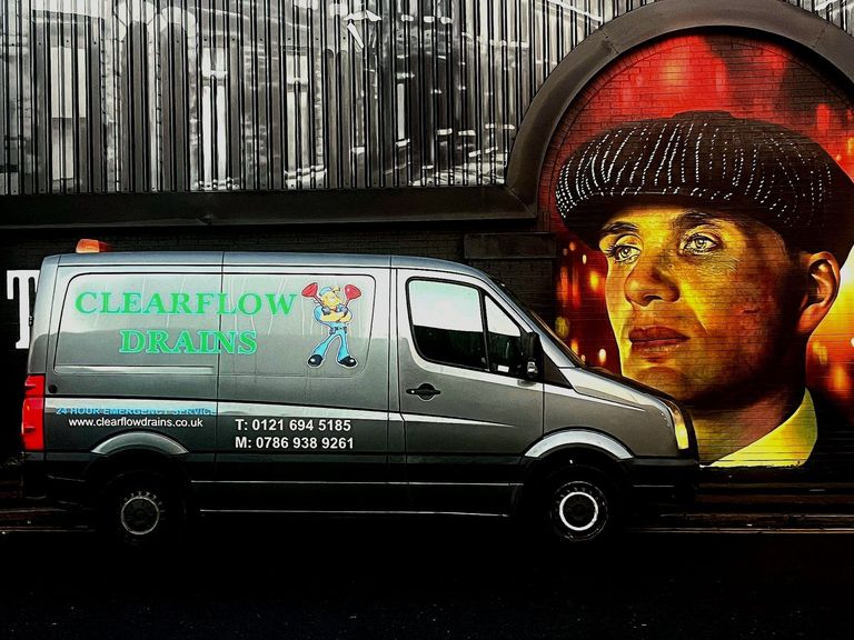 Clearflow van in Birmingham